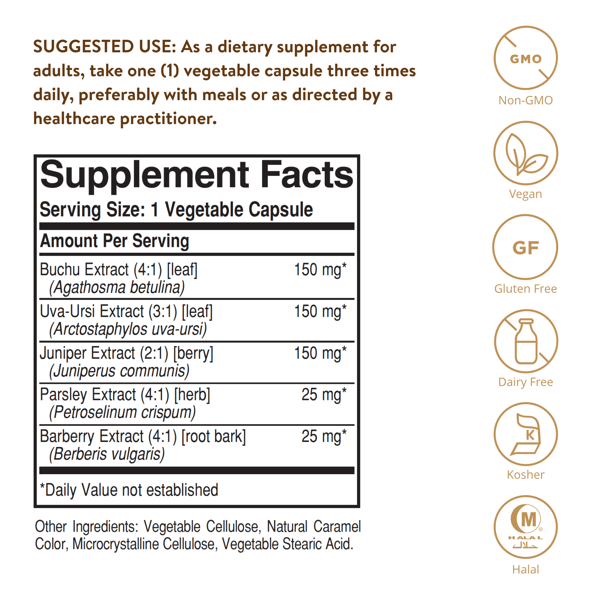 Solgar, Herbal Water Pill Vegetable Capsules 100 CAP M and M Vitamins