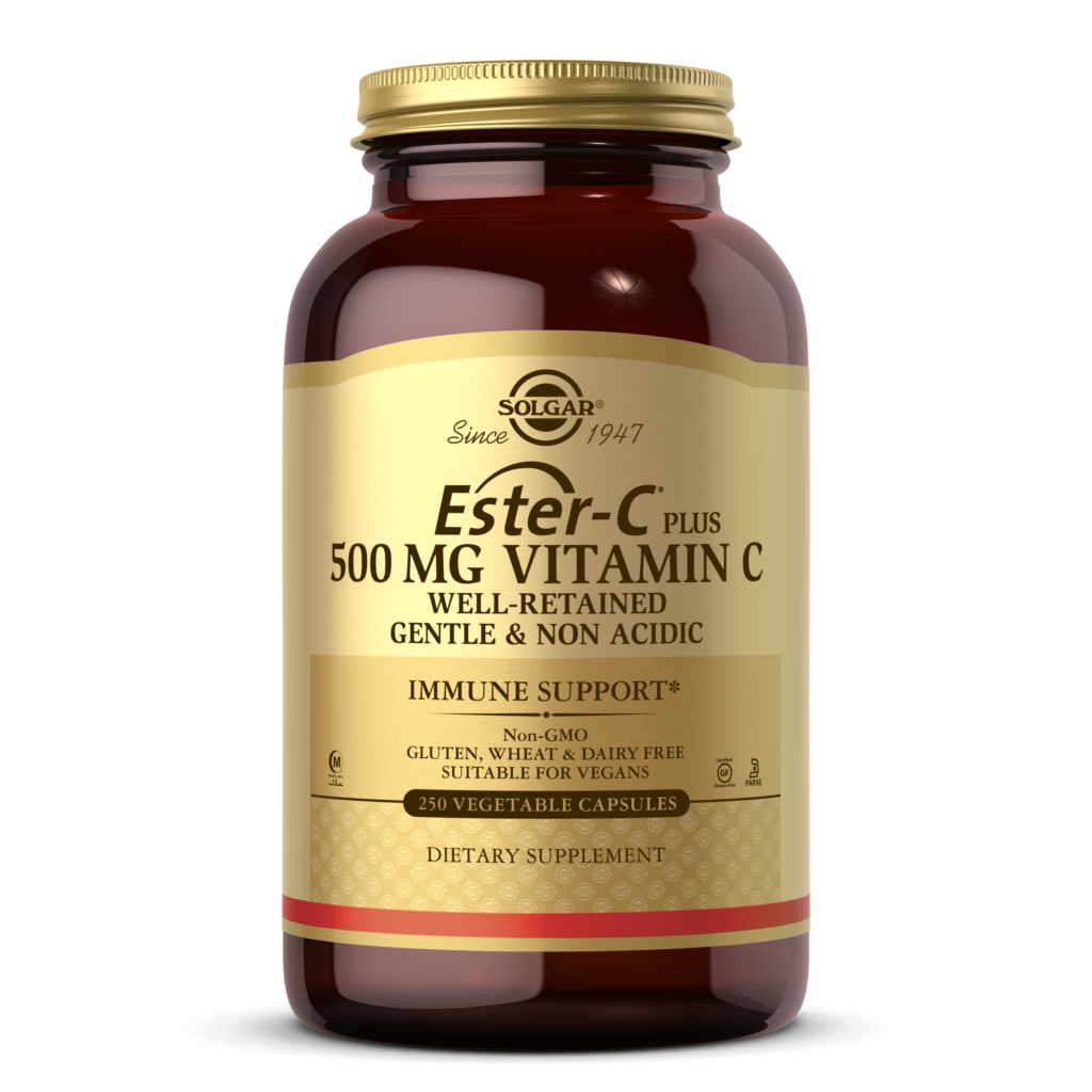 Solgar, EsterC® Plus 500 mg Vitamin C Vegetable Capsules (EsterC