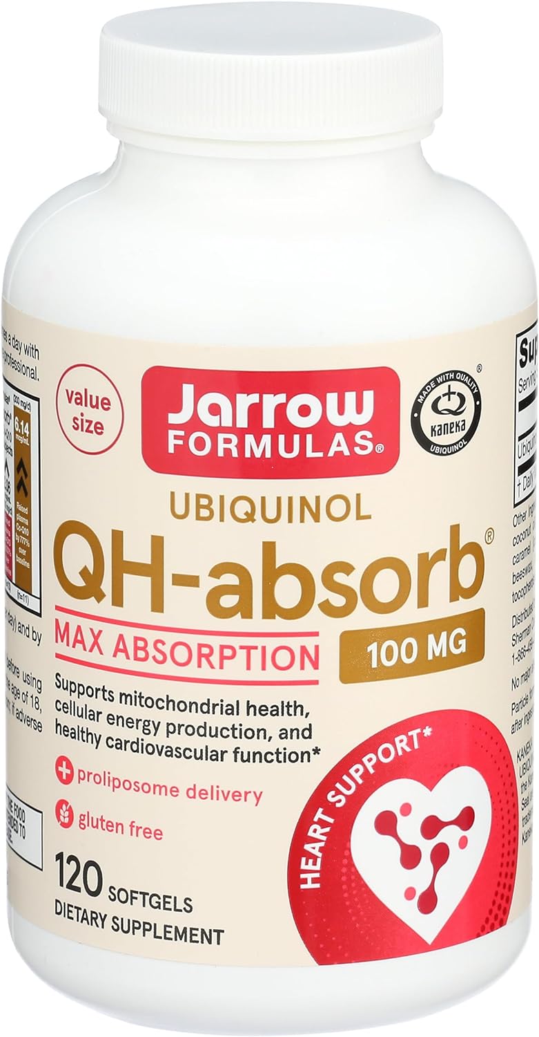 Jarrow Formulas, QHabsorb® 100 MG 120 SFTGELS M and M Vitamins, LLC