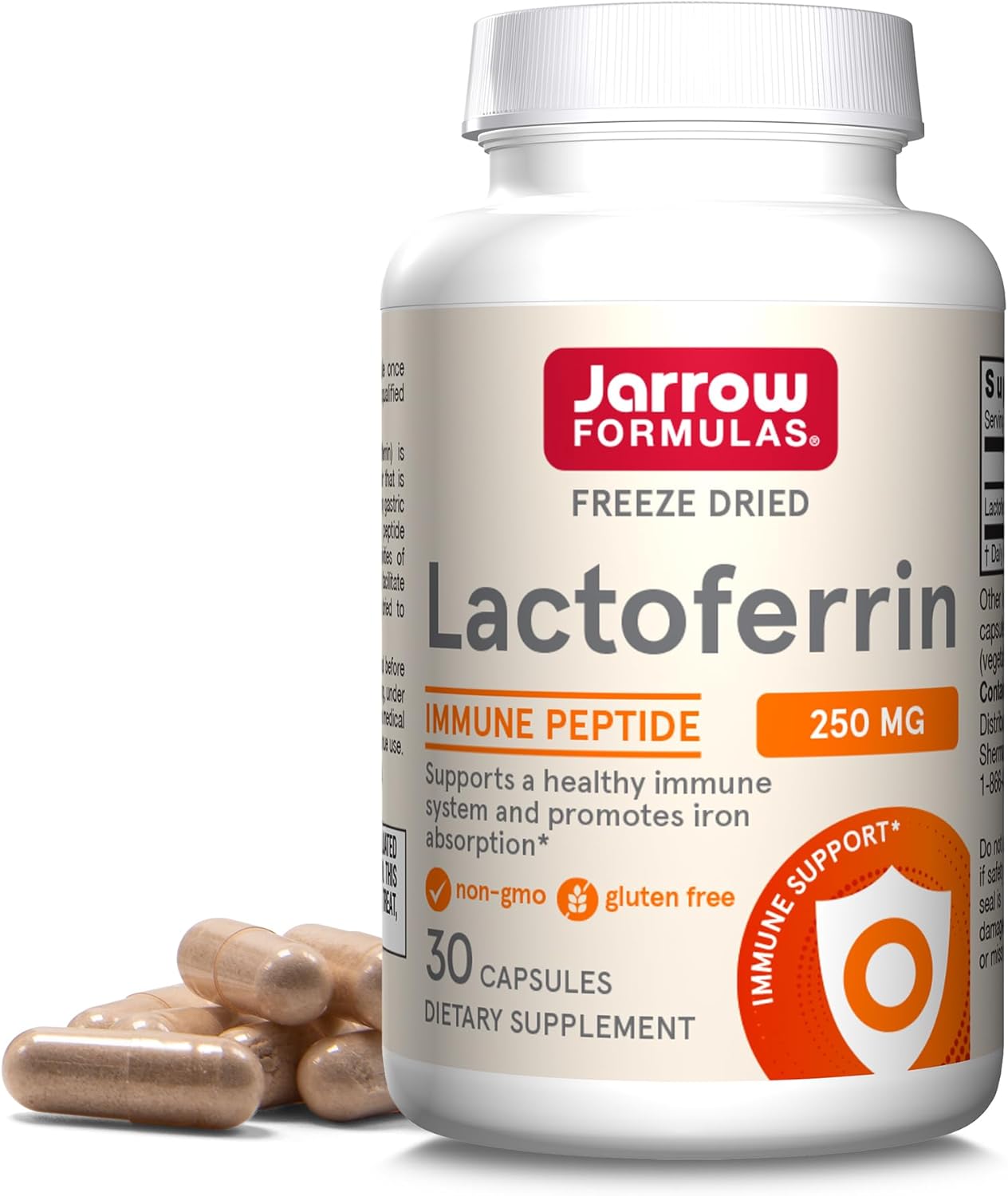 Ecological Formulas Lactoferrin 100mg - 60 Capsules For Digestive Health Support